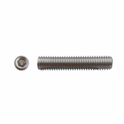 100 Vis Sans Tête 6 Pans Creux à Bout Plat STHC 4 x 30 mm – DIN 913 – Inox A2 – D-Work