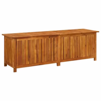 vidaXL Boîte de rangement de jardin 175x50x58 cm Bois d&rsquo;acacia solide