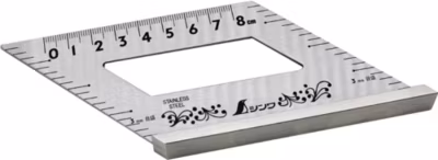 Équerre à onglet avec butée 45 degrés Shinwa 62060
