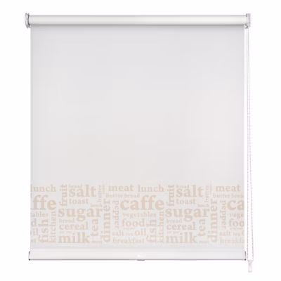 Store enrouleur – 165 x 190 Lettering beige