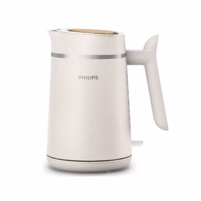 Bouilloire Philips Edition Eco Conscious – Blanc – 1,7 L – Matériau recyclé – Anticalcaire