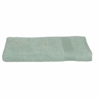 Drap de bain Essentiel – coton 450 gr/m² – vert céladon 100×150 cm – Atmosphera