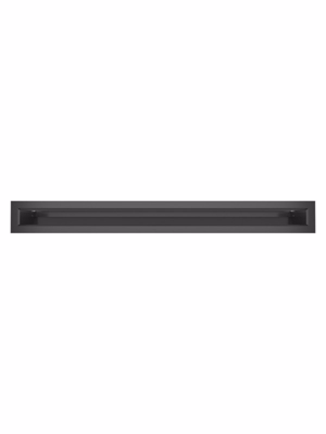 Grille d&rsquo;aération de cheminée graphite –  Loft 60×600