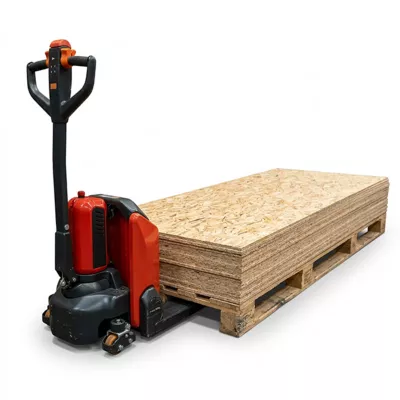Transpalette électrique long – Fourches 1800x540mm – Charge max 1.5T – Batterie lithium – Industrie et logistique – PTE20N-1800