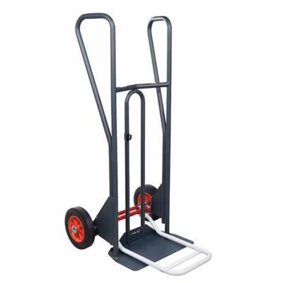 Diable basculement assisté – Roues caoutchouc – Charge max 350kg – 810312120