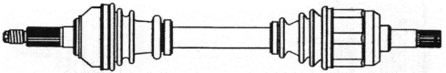Arbre de transmission CEVAM 7074