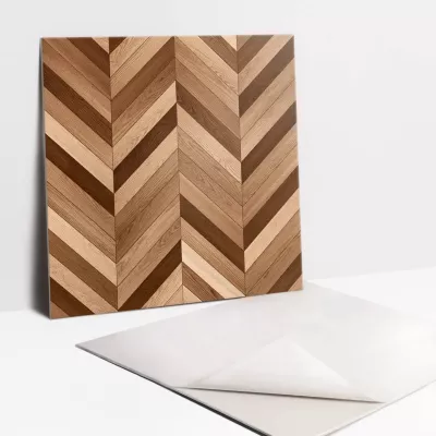 Carreaux vinyle Tulup 30×30 cm Parquet en bois 9 pcs