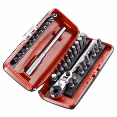 FACOM Composition vissage 1/4 » avec cliquet compact flex R.180J31PB