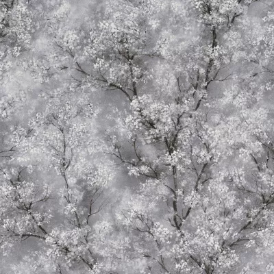 Profhome 374201-GU Papier peint floral lisse subtilement chatoyant 5,33 m2