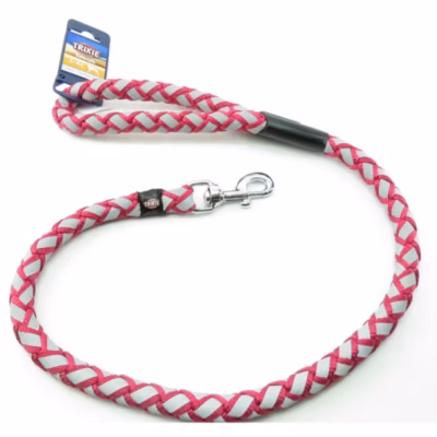 Laisse Cavo Reflect D 18 mm par 1 M L-XL.  Fushia. pour chien