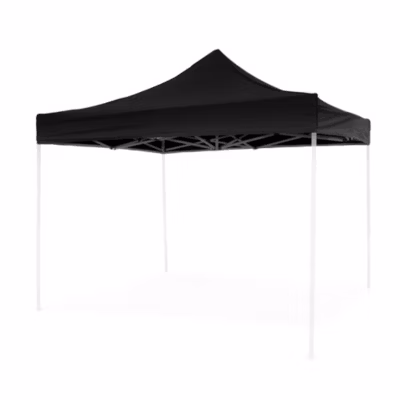 Bâche de toit imperméable noire 3×3 pour tonnelle pliante EG49483 (pièce de rechange)