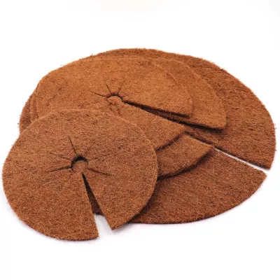 1 disque de paillis de noix de coco 30 cm tapis en fibre de coco Aquagart