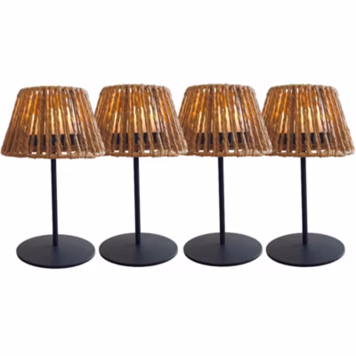 4 Lampes de table TWINS RAFFY H24cm