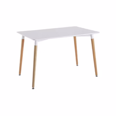Table repas rectangulaire scandinave 115×75 cm