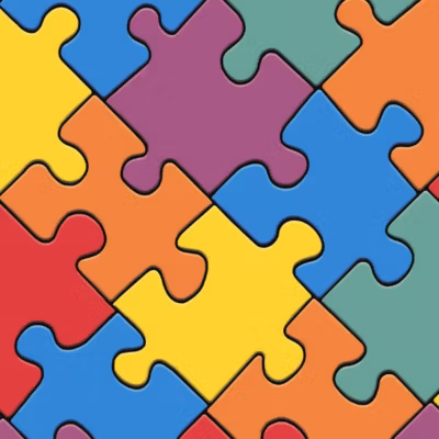 Sol Vinyle Style – Motif Puzzle – Rouleau de 2m x 14m