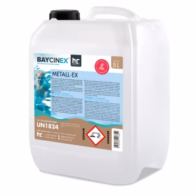 1 x 5 L Séquestrant Métaux Anti-métaux, Élimine Fer, Cuivre, Argent Et Calcium, Réduit La Dureté Totale De L&rsquo;eau