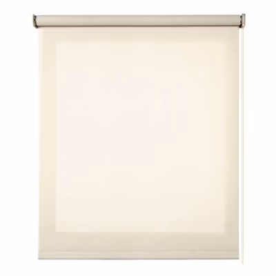 Store enrouleur screen premium en tissu technique, alu, tube renforcé 38 mm, haute qualité Beige 45×180 cm