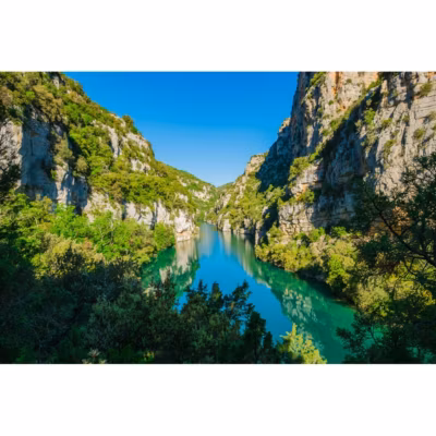 Tableau sur toile hauteur gorges du verdon 30×45 cm Fabriqué en France