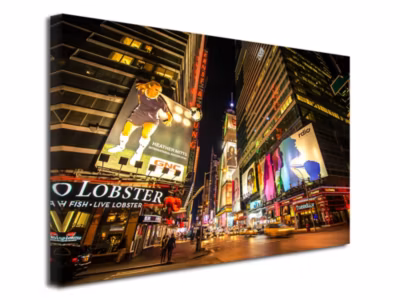 DECLINA, Tableau toile imprimée, Tableau toile photo Times square à new york, 100×60 cm