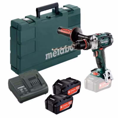Perceuse-visseuse à percussion sans fil 18V Li-Ion Metabo SB 18 LTX Impuls 2×4.0Ah en coffret