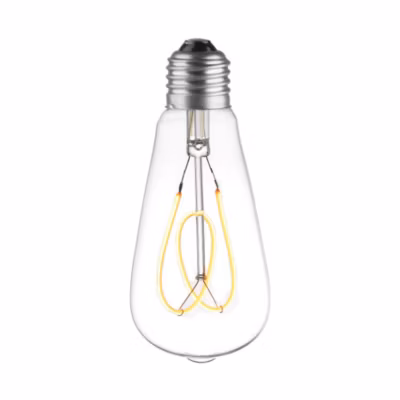 Ampoule Lampe E27 LED Déco Filament Spirale Flower