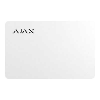 Carte D&rsquo;accès Sans Contact Compatible Keypad Plus – Blanc – Ajax