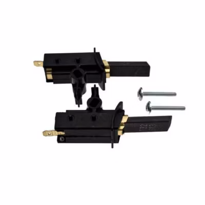 Jeu de 2 charbons moteur pour Lave-linge 52X5258 BRANDT, VEDETTE, THOMSON, FAGOR