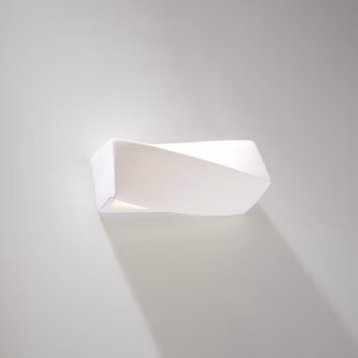 Applique en céramique/verre 1 ampoule 4000K – 35x16x12cm Sollux