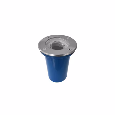 Spot LED Encastrable Sol Orientable 15 Max 35W GU10/GU5.3 Inox 316L étanche IP67 IK09 150mm – perçage 142mm