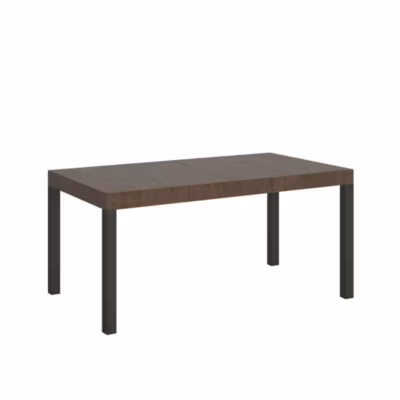 Table extensible 90×130/234 cm Everyday Premium Noyer Structure Anthracite