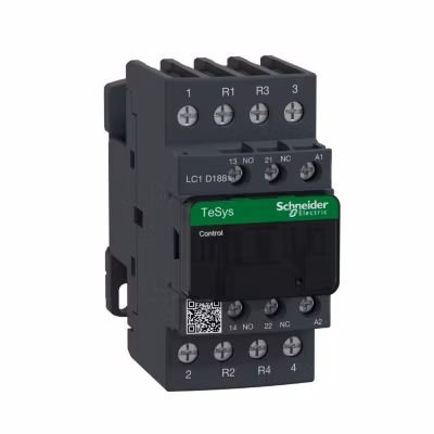 Lc1d188e7 Schneider – Contacteur Tétrapolaire – 2no+2nf – 32a – Bobine 48vca – Vis