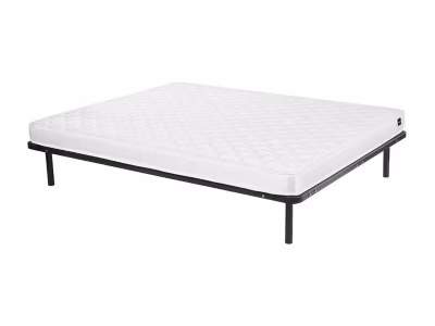 Ensemble 140 x 190 cm cadre à lattes + matelas mousse ép.15cm -DANAE II de YSMÉE