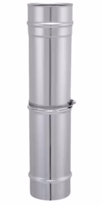 JONCOUX Tuyau TYRAL INOX  304 – Diam. 130 – Elément réglable de 355 à 555 mm