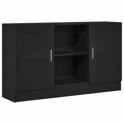Buffet Noir 120 x 30.5 x 70 cm Bois d&rsquo;ingénierie vidaXL