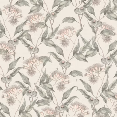 Profhome 394304-GU Papier peint floral légèrement texturé mat 5,33 m2