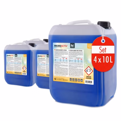 Lessive Liquide  Microactiv 40 L Puissante Pour Blanc Et Couleurs, Se Dissout Facilement