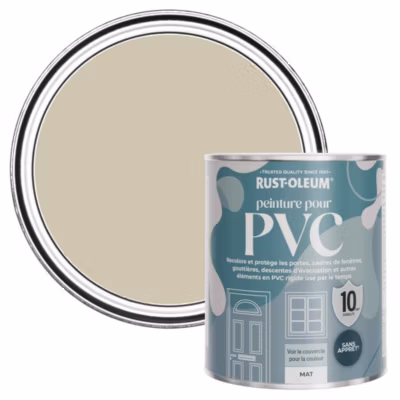 Peinture Verte pour Portes et Fenêtres en PVC, Finition Mate – RUST-OLEUM – Sauge argentée 750ml
