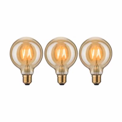 1879 Filament 230 V Globe LED G95 E27 3x170lm 3×2,7W 1700K Doré