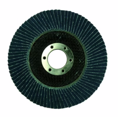 Tivoly – Disque Lamelles Zirconium -D115mm – Grain Corindon : 60 – Longue Durée de Vie – Pour Décapage sur Métaux