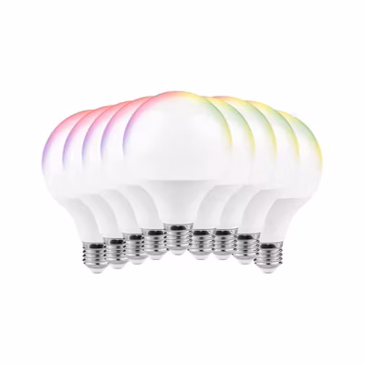 Ampoule LED Connectée WiFi E27 11W G95 RGBW (Pack de 10) – SILAMP