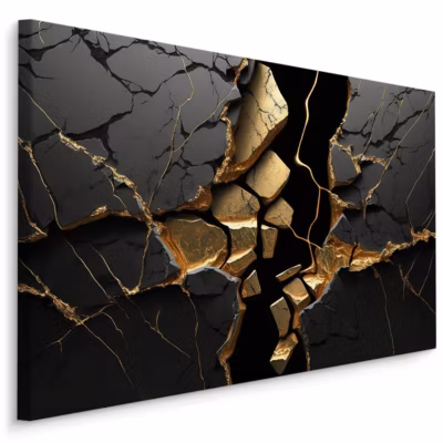 Tableau Déco Marbre Abstraction 3D 30cm x 20cm  – Parfait pour décorer votre salon, chambre ou bureau avec un design unique et élé