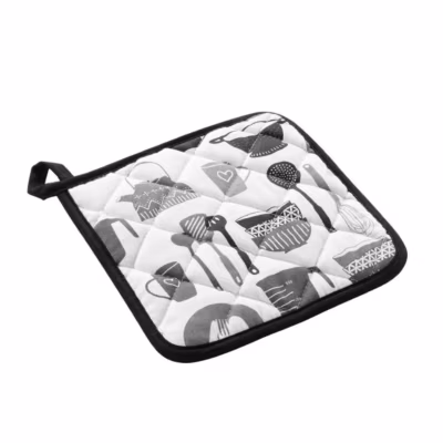 Manique de Cuisine avec Silicone « Kitchen » 19cm Noir