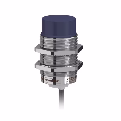 Xs230blpal2 Schneider Detecteur Inductif Cylindrique M30 12 24vdc Pnp No 3 Fils Non Noyable Cable 2m Telemecanique