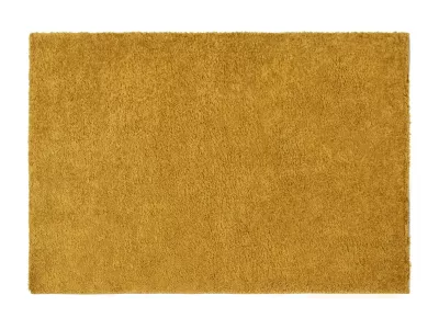 Tapis shaggy à poils longs – 160 x 230 cm – Jaune moutarde – MILINIO