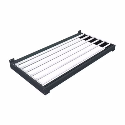 Auvent Bioclimatique orientable MERI (Gris Anthracite et Blanc Brillant – 1.50 x 1.016 m)