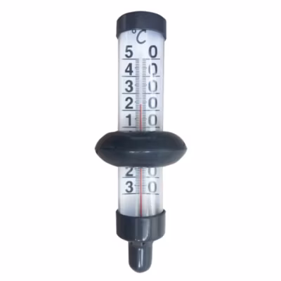Thermomètre gris flottant Mareva – Gris