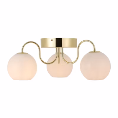 Plafonnier FRANCA  Métal Laiton, H.18 – IP20 – E14 /Nordlux Intérieur