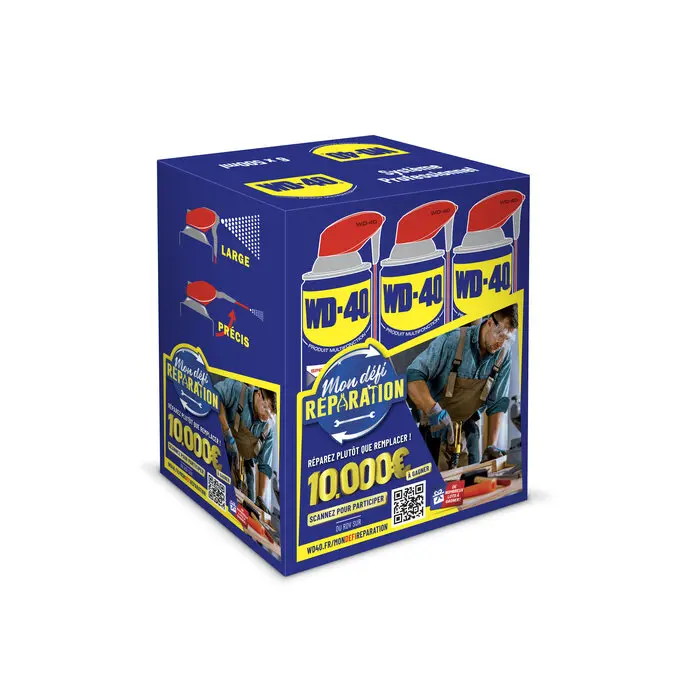 Pack de 6 aérosols multifonctions 500ml Mon Défi Réparation – 33034