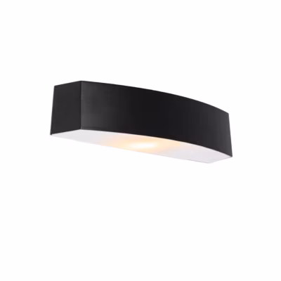 Applique murale d&rsquo;extérieur moderne noire IP44 – Bojan