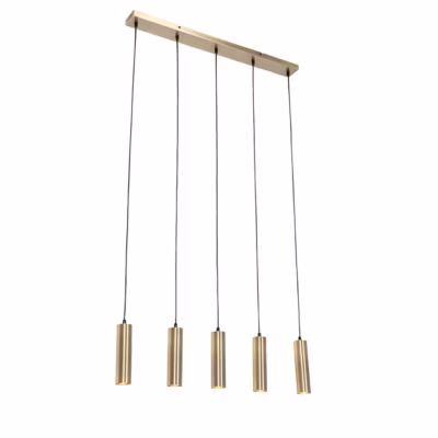 Suspension moderne bronze 5 lumières – Jeana